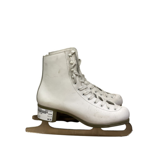 Vist Large View of Product Image Which is Used Glacier 220 WomensFigure Skate White Senior 9