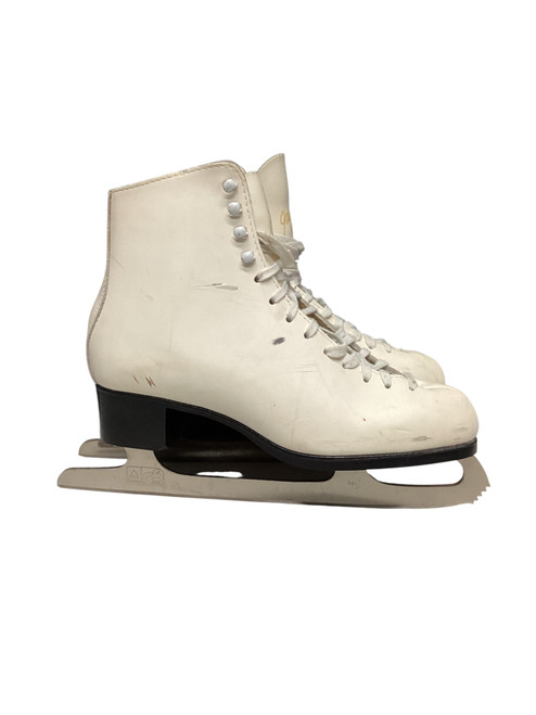 Vist Large View of Product Image Which is Used Jackson MYSTIQUE WomensFigure Skate White Senior 8