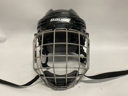 Vist Large View of Product Image Which is Used Bauer IM5 5.0 M Helmet Cage Combo Black MD