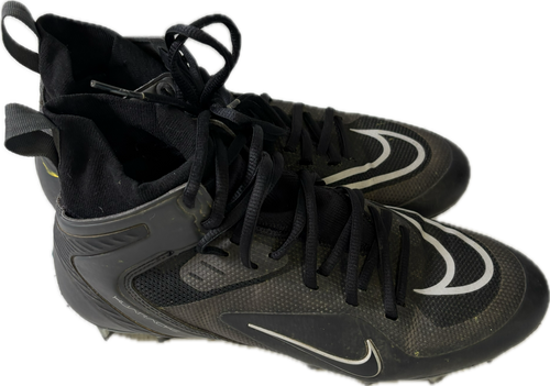 Used Nike LAX Cleats Mens Black Senior 7.5 11894-S000035473 Vist Large View of Product Image Which is Used Nike LAX Cleats Mens Black Senior 7.5