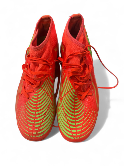 Vist Large View of Product Image Which is Used Adidas Soccer Turf Shoes Orange Senior 7