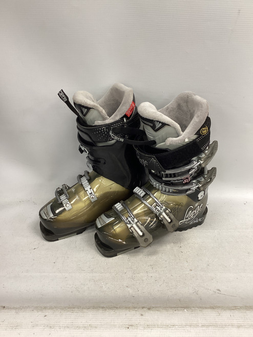 Vist Large View of Product Image Which is Used Lange DELIGHT EXCLUSIVE 80 Womens DH Ski Boot Black 230 MP - J05 - W06