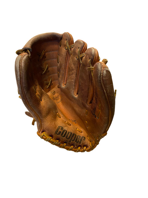 Vist Large View of Product Image Which is Used Cooper 735 BB/SB Glove RH Throw Brown 10"