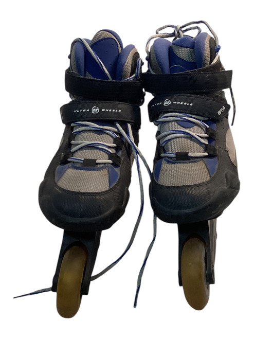 Vist Large View of Product Image Which is Used Ultra Wheels BT3 Senior Roller Quad Skates Royal Blue Senior 10