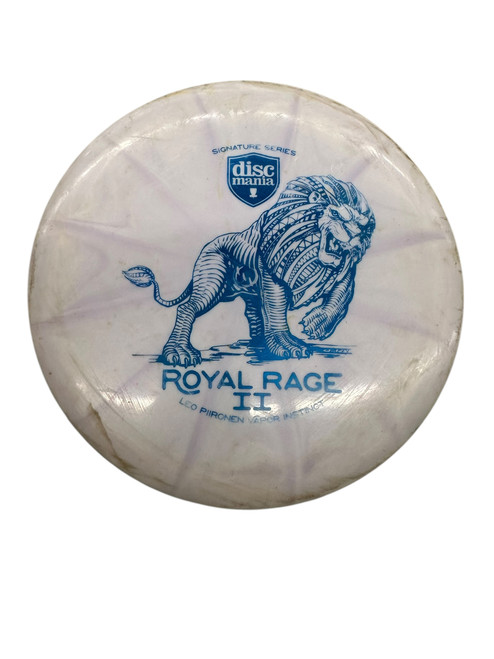 Vist Large View of Product Image Which is Used Discmania ROYAL RAGE II Disc Golf Driver Grey