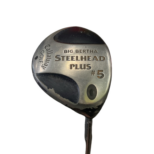 Vist Large View of Product Image Which is Callaway BIG BERTHA STEELHEAD PLUS Mens Fairway Wood RH 5 Wood