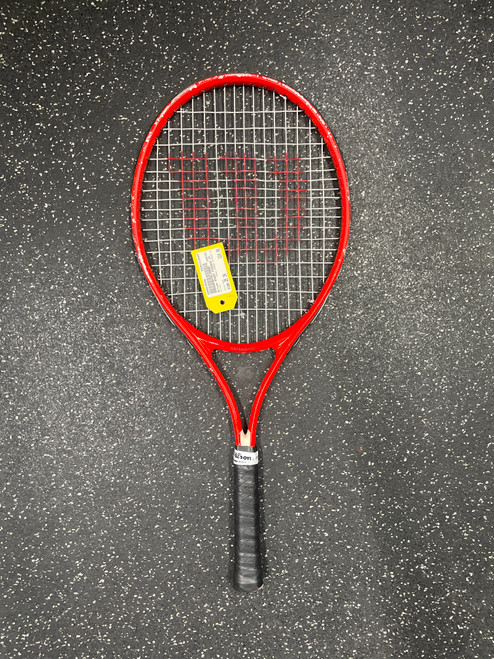 Vist Large View of Product Image Which is Used Wilson ROGER FEDERER 25 Junior Tennis Racquet Red 25"