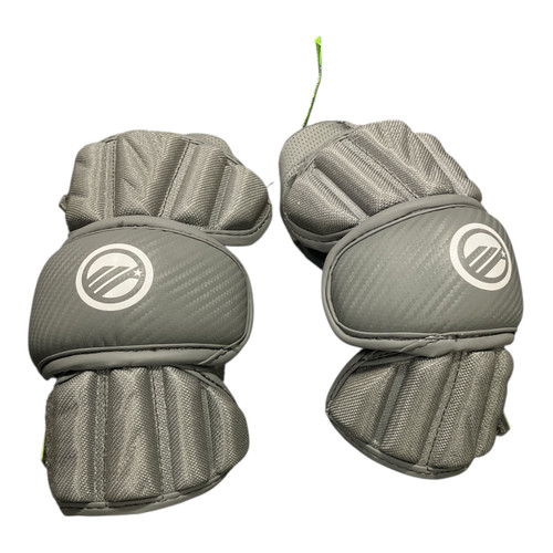 Vist Large View of Product Image Which is Used Maverik ARM PADS Lacrosse Arm Pads/Guards Grey SM