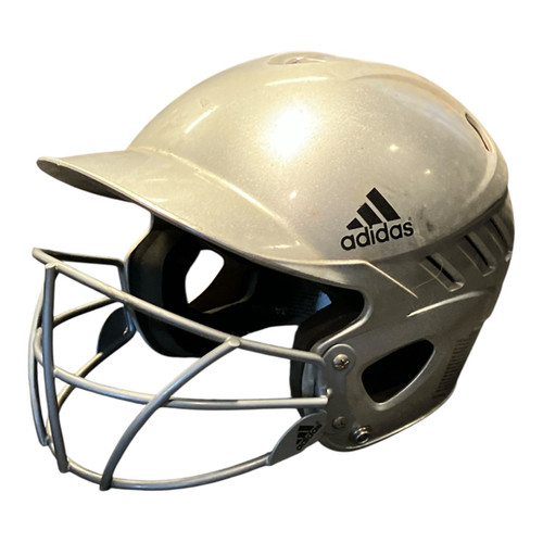 Vist Large View of Product Image Which is Used Adidas 0000 Batting Helmet w/Mask Grey MD