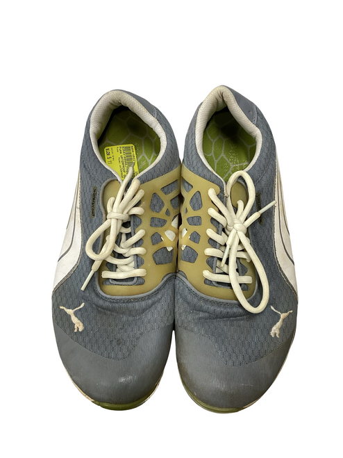 Vist Large View of Product Image Which is Used Puma WATERPROOF GOLF SHOES BB/SB Cleats Grey Senior 11