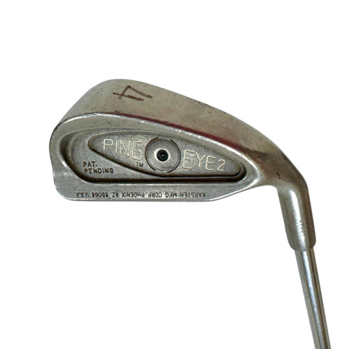 Vist Large View of Product Image Which is Used Ping EYE 2 BLACK DOT Men's RH 4 Iron Steel Shaft