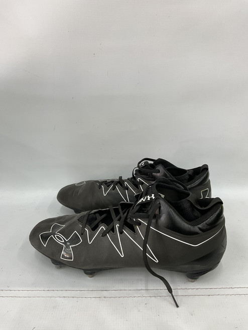 Vist Large View of Product Image Which is Used Under Armour Rugby Cleats Black Senior 14