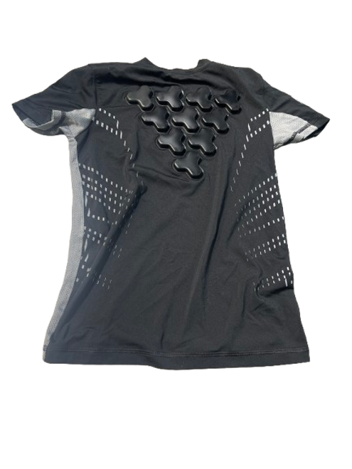 Vist Large View of Product Image Which is Used Under Armour UA GAMEDAY SHORT SLEEVE FB Top Youth Black XS