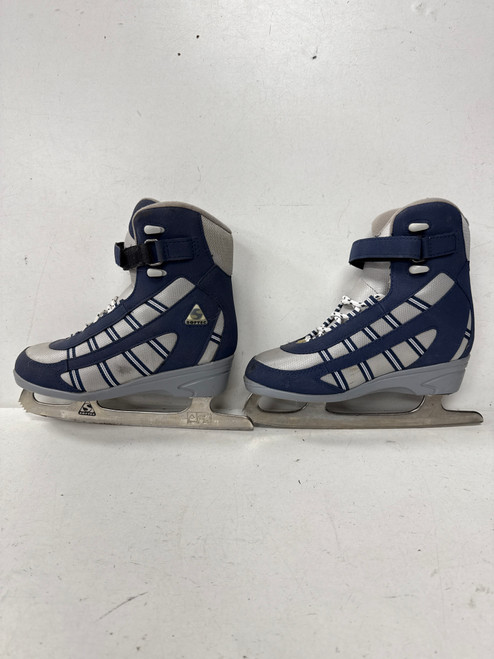Vist Large View of Product Image Which is Used SOFTEC WomensFigure Skate Navy Blue Senior 6