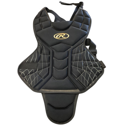 Used Rawlings CHEST PROTECTOR Catchers Chest Protector Black Junior 11760-S000082198 Vist Large View of Product Image Which is Used Rawlings CHEST PROTECTOR Catchers Chest Protector Black Junior