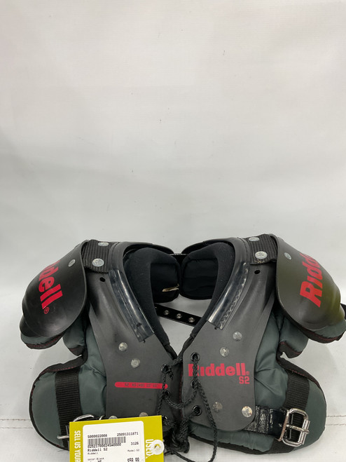 Vist Large View of Product Image Which is Used Riddell S2 FB Shoulder Pads Black XS