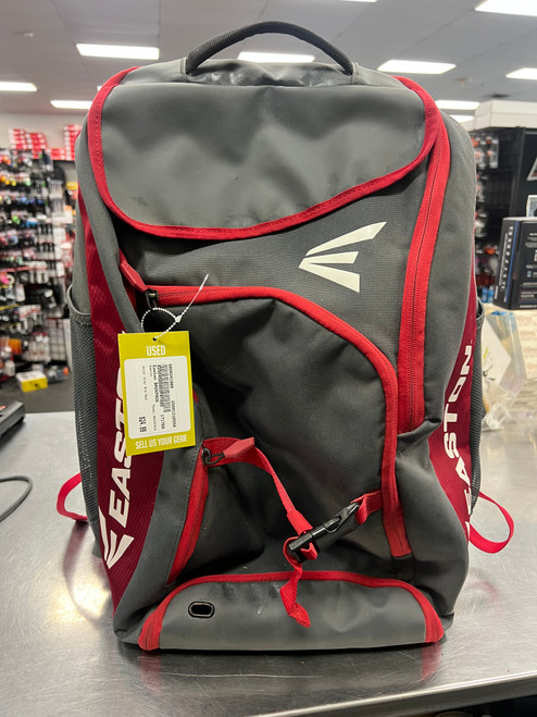 Vist Large View of Product Image Which is Used Easton BACKPACK BB/SB Player Backpack Grey And Red