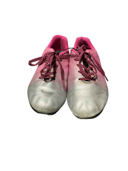 Vist Large View of Product Image Which is Used Brava Soccer Cleats Pink Junior 01