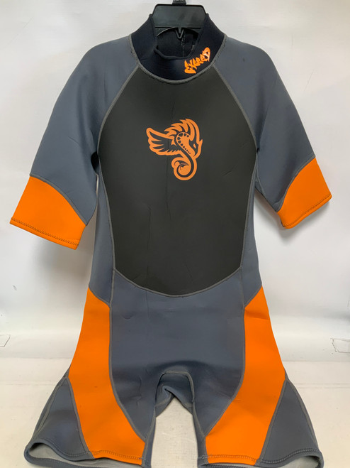 Vist Large View of Product Image Which is Used EXCEED Mens Spring Suit Charcoal And Orange XL