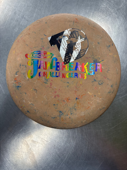 Vist Large View of Product Image Which is Used Discraft JAWBREAKER CHALLENGER OS Disc Golf Putter Orange