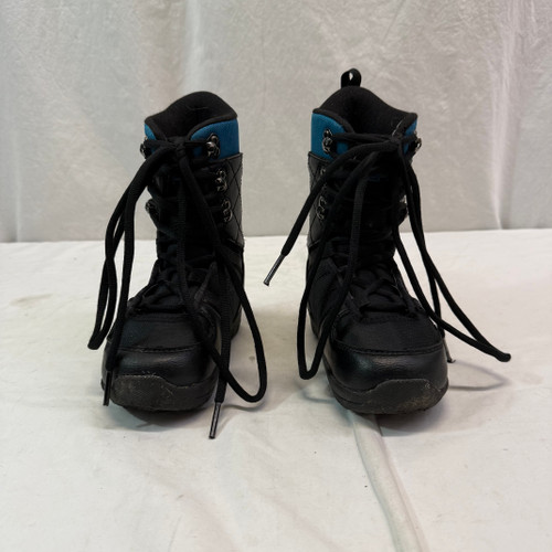 Vist Large View of Product Image Which is Used FIVEFORTY Boys Snowboard Boots Black Youth 13.0