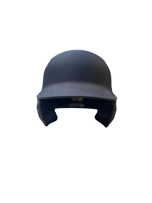 Vist Large View of Product Image Which is Used Rawlings MACH JR Batting Helmet No Mask Navy Blue M/L