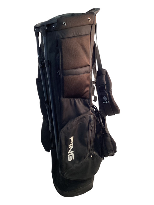 Vist Large View of Product Image Which is Used Ping HOOFER 14 Mens Stand Bag Black