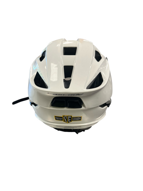 Vist Large View of Product Image Which is Used Cascade S Lacrosse Helmet White One Size