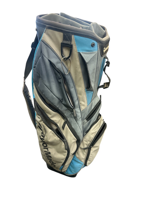 Vist Large View of Product Image Which is Used Taylormade TAYLORMADE BAG Mens Stand Bag Black And Royal Blue