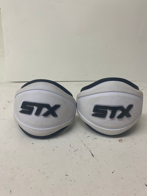Used STX ARM PAD Lacrosse Arm Pads/Guards White MD 11793-S000255733 Vist Large View of Product Image Which is Used STX ARM PAD Lacrosse Arm Pads/Guards White MD