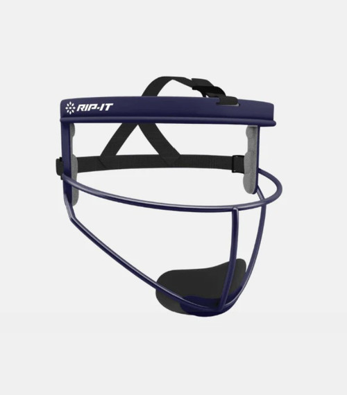 Vist Large View of Product Image Which is Used RIP-IT DEFENSE BB/SB Fielders Mask Navy Blue One Size