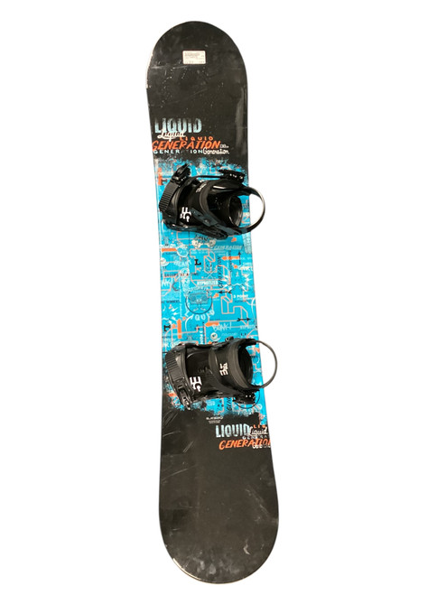 Vist Large View of Product Image Which is Used Liquid GENERATION Boys Board/Binding Black 138 cm