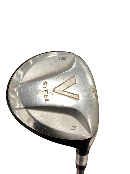 Vist Large View of Product Image Which is Used Taylormade V STEEL Mens Fairway Wood RH 3 Wood