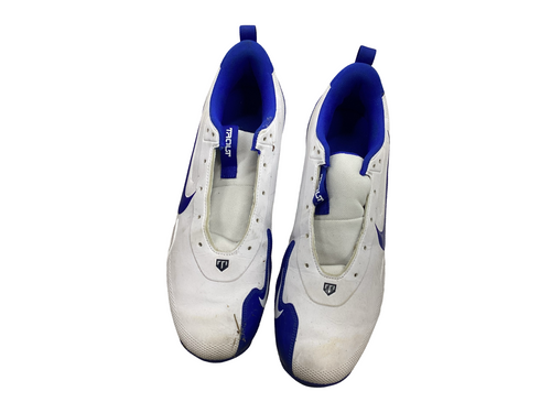 Vist Large View of Product Image Which is Used Nike TROUT BB/SB Cleats Royal Blue And White Senior 11