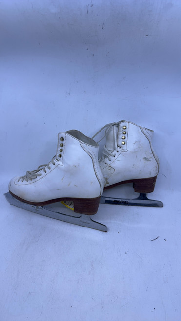 Vist Large View of Product Image Which is Used Jackson ELITE WomensFigure Skate White Senior 6
