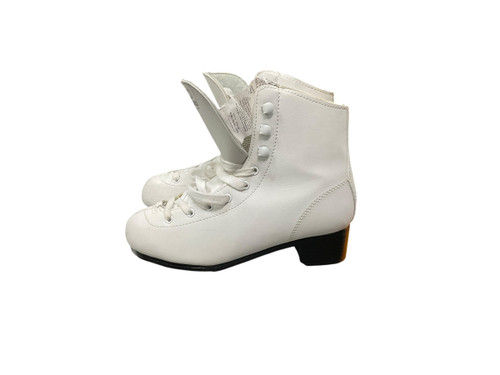 Vist Large View of Product Image Which is Used OXELO FIGURE SKATES Girls Figure Skate White Junior 05.5