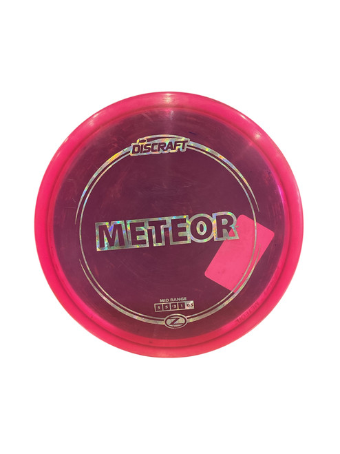 Vist Large View of Product Image Which is Used Discraft METEOR Disc Golf Mid Range Pink