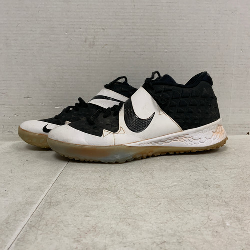 Vist Large View of Product Image Which is Used Nike TROUT ZOOM TURF BB/SB Cleats White Senior 10.5