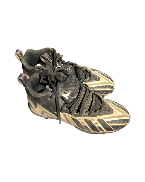 Vist Large View of Product Image Which is Used Adidas BASEBALL BB/SB Cleats Black Junior 05.5