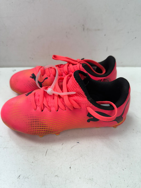 Vist Large View of Product Image Which is Used Puma FR Soccer Cleats Coral Youth 12.0