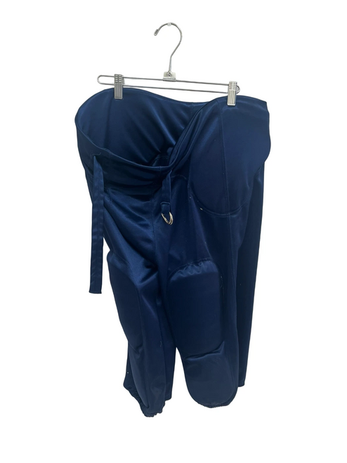 Vist Large View of Product Image Which is Used Champro Adult XL Navy FB Integrated Pants