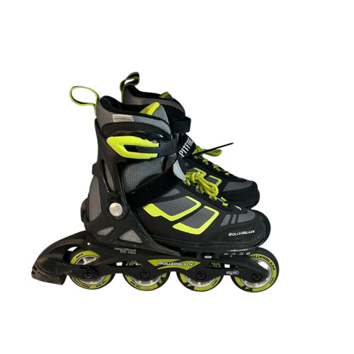 Used Rollerblade SPITFIRE XT Junior Rec Fitness Skates Black Junior 02 11749-S000189491 Vist Large View of Product Image Which is Used Rollerblade SPITFIRE XT Junior Rec Fitness Skates Black Junior 02