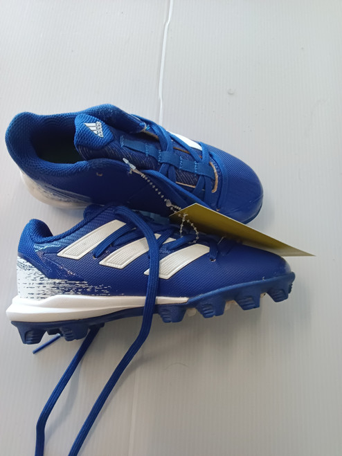 Vist Large View of Product Image Which is Used Adidas ADIZERO BB/SB Cleats Navy Blue Youth 12.0
