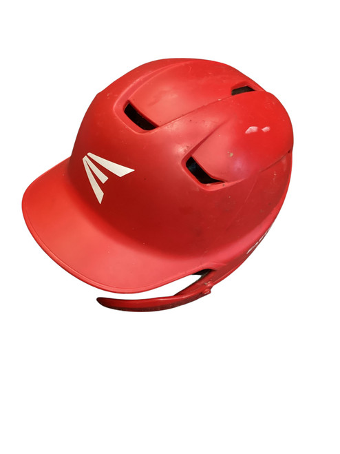 Vist Large View of Product Image Which is Used Easton HELMET W/ JAW GUARD Batting Helmet No Mask Red MD