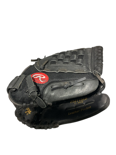 Vist Large View of Product Image Which is Used Rawlings PLAYMAKER SERIES BB/SB Glove RH Throw Black 11"