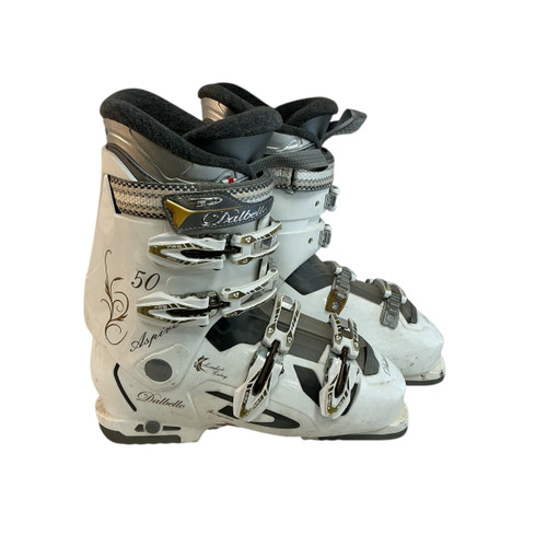 Vist Large View of Product Image Which is Used Dalbello ASPIRE Womens DH Ski Boot White 275 MP - M09.5 - W10.5