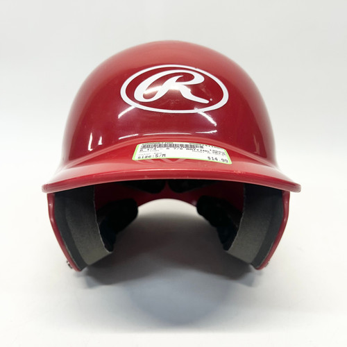 Vist Large View of Product Image Which is Used Rawlings MLTBH-R1 Batting Helmet No Mask Red S/M