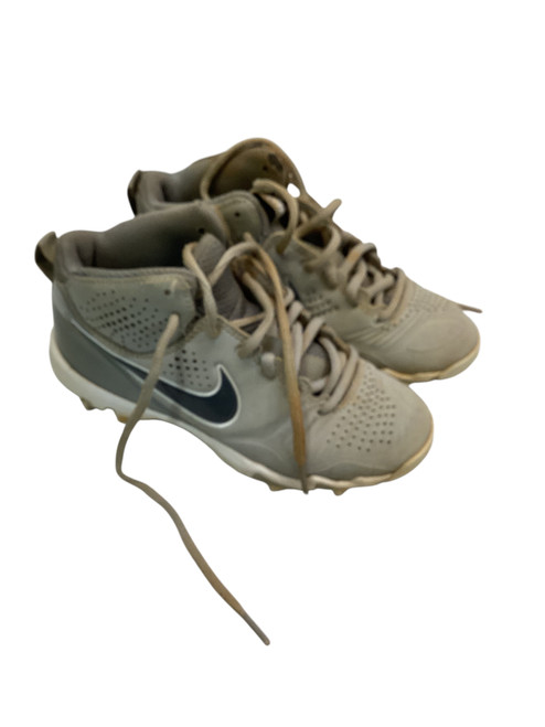 Vist Large View of Product Image Which is Used Nike FASTFLEX BB/SB Cleats Grey Junior 02