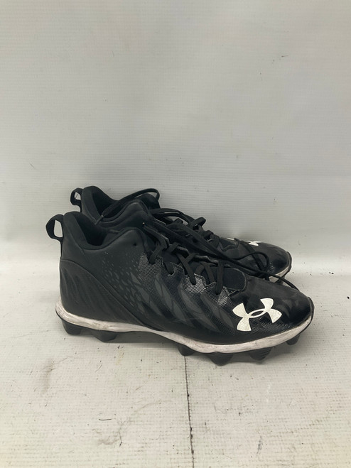Vist Large View of Product Image Which is Used Under Armour Adult FB Cleats Black Senior 8