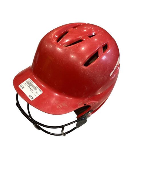Vist Large View of Product Image Which is Used Demarini RED W/MASK Batting Helmet w/Mask Red MD